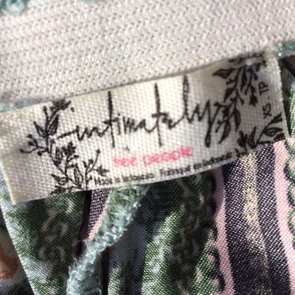 Take Your Tie Off Sage Green Multi Print Wide-Leg Pants, XS - Picture 7 of 9